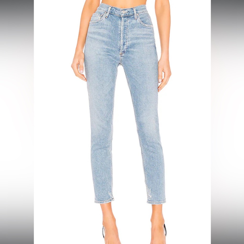 Agolde Nico High Rise Skinny Jean in Embark